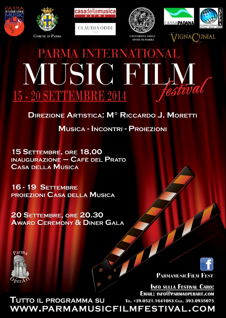 Al via la seconda edizione del Parma International Music Film Festival