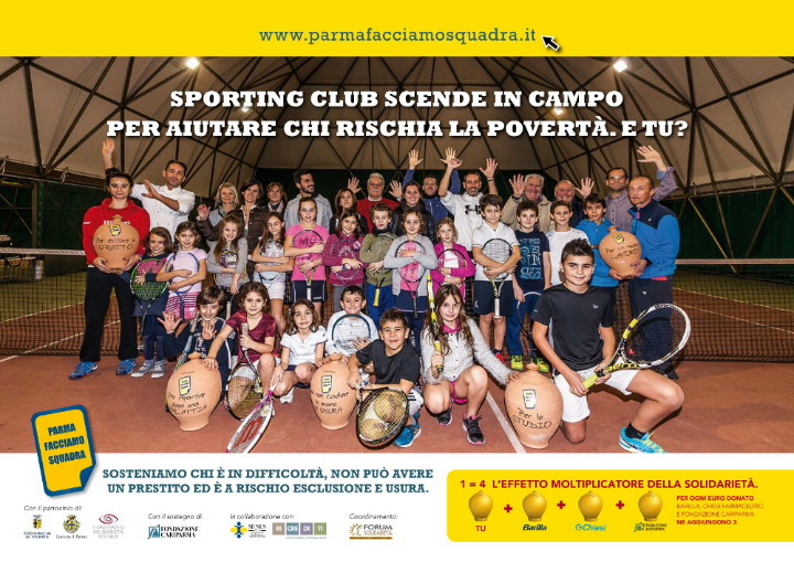 Lo Sporting Club per Parma Facciamo Squadra