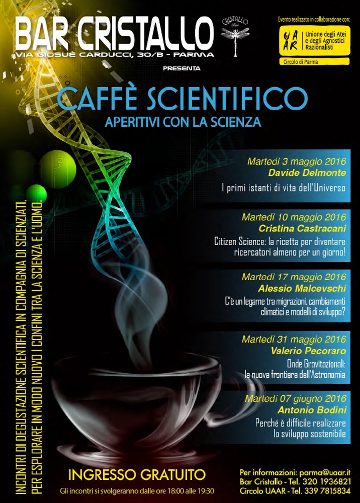 CAFFE', PROSECCO & SCIENZA - Caffè Scientifico U.A.A.R. 