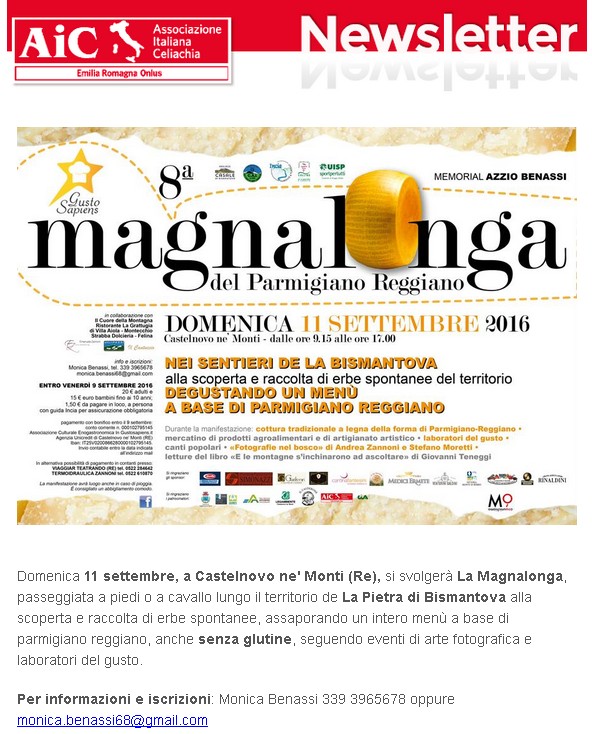 La Magnalonga - 11 settembre Castelnovo ne' Monti (Re)