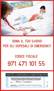 Emergency 5x1000, clicca qui per altre info