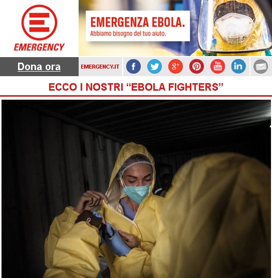 Emergency, ECCO I NOSTRI “EBOLA FIGHTERS”