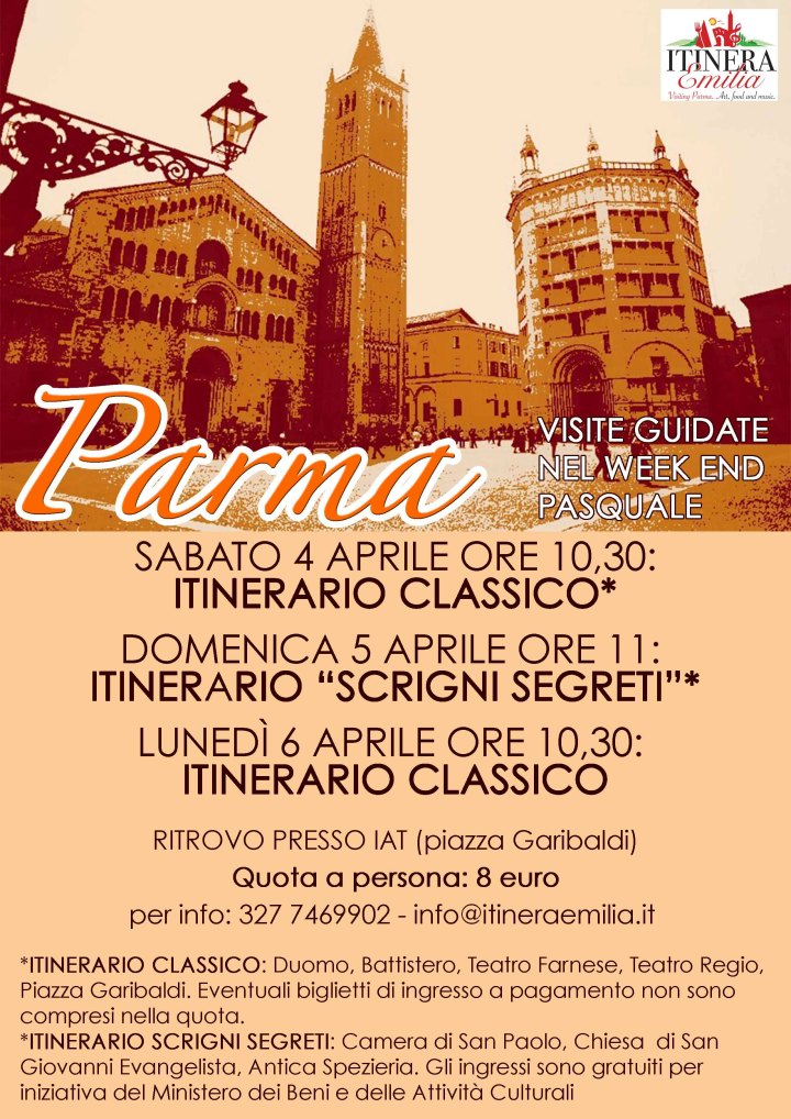 Visite guidate a Parma per il week end pasquale