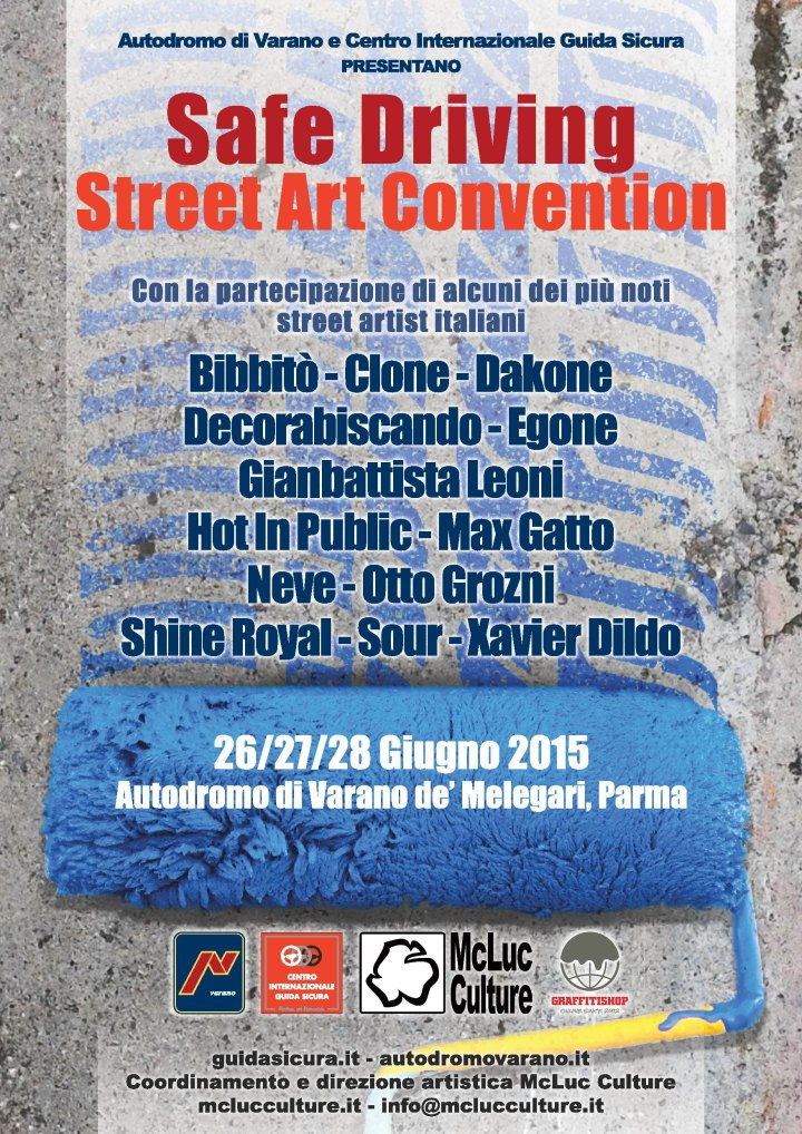Autodromo di Varano: Comunicato Stampa per Safe Driving Street Art Convention