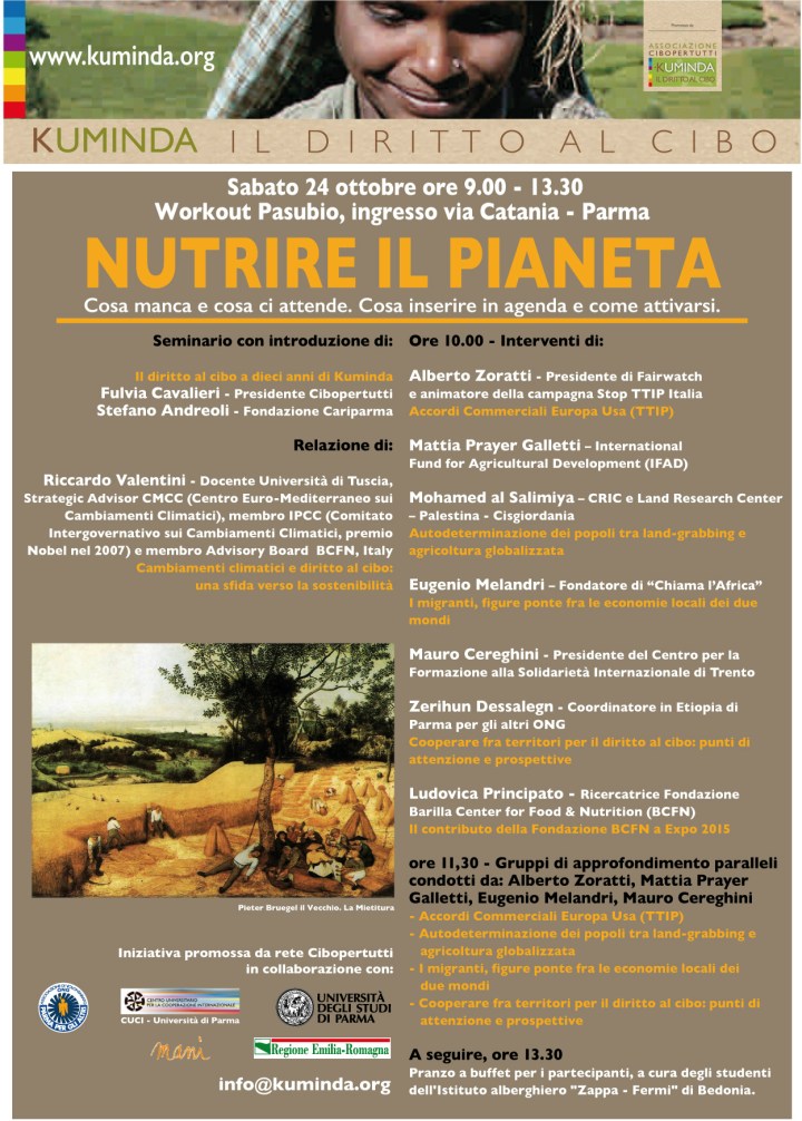 Nutrire il pianeta: il seminario di KUMINDA