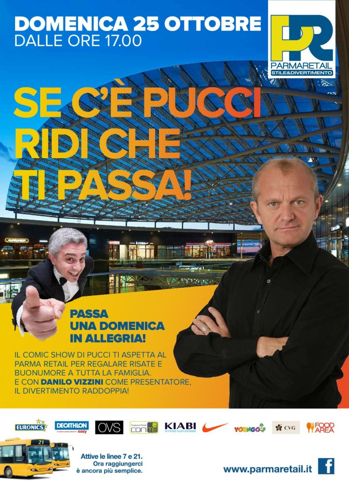 Pucci a Parma Retail_domenica 25 ottobre