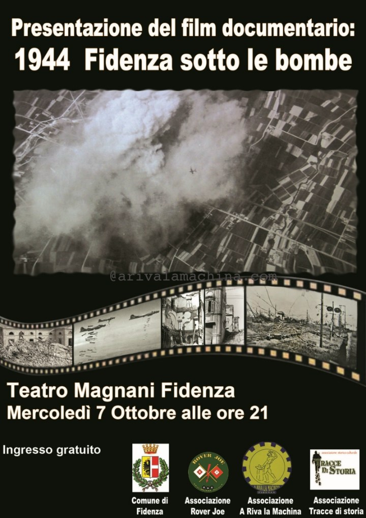 Al Teatro Magnani di Fidenza, sarà proiettato il film-documentario : “1944 Fidenza sotto le bombe”