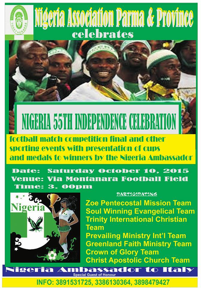 I nigeriani festeggiano l'indipendenza
