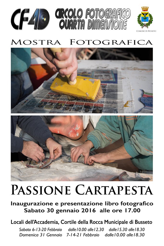 CF4D: Passione Cartapesta Mostra e presentazione libro