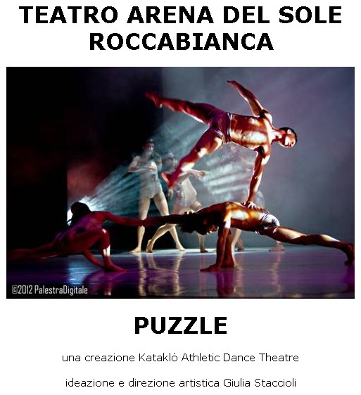 PUZZLE - Kataklò Athletic Dance Theatre - Teatro Arena del Sole Roccabianca sabato 23 gennaio