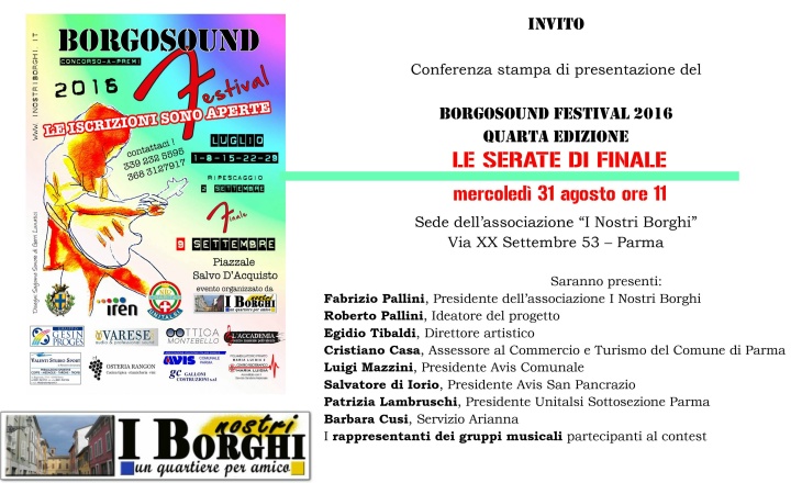 Borgosound festival 2016 - le finali